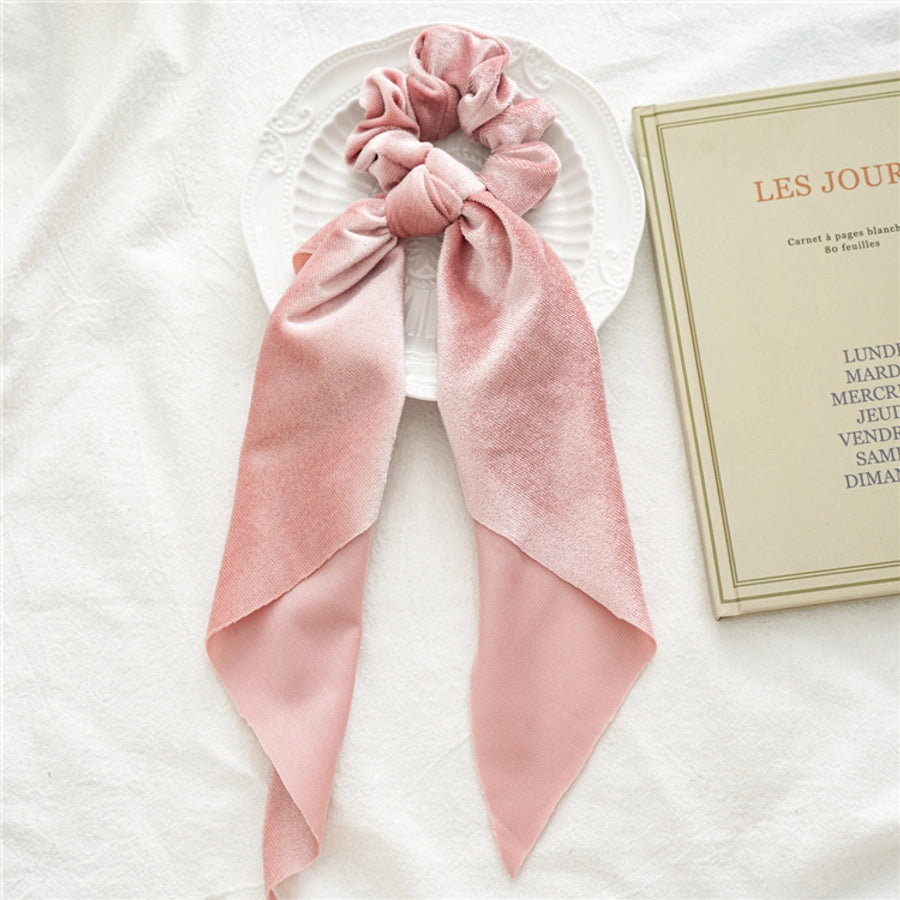 Women's Simple Style Classic Style Solid Color Flannel Hair Tie