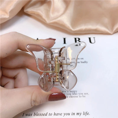 retro butterfly arylic stoving varnish hair claws