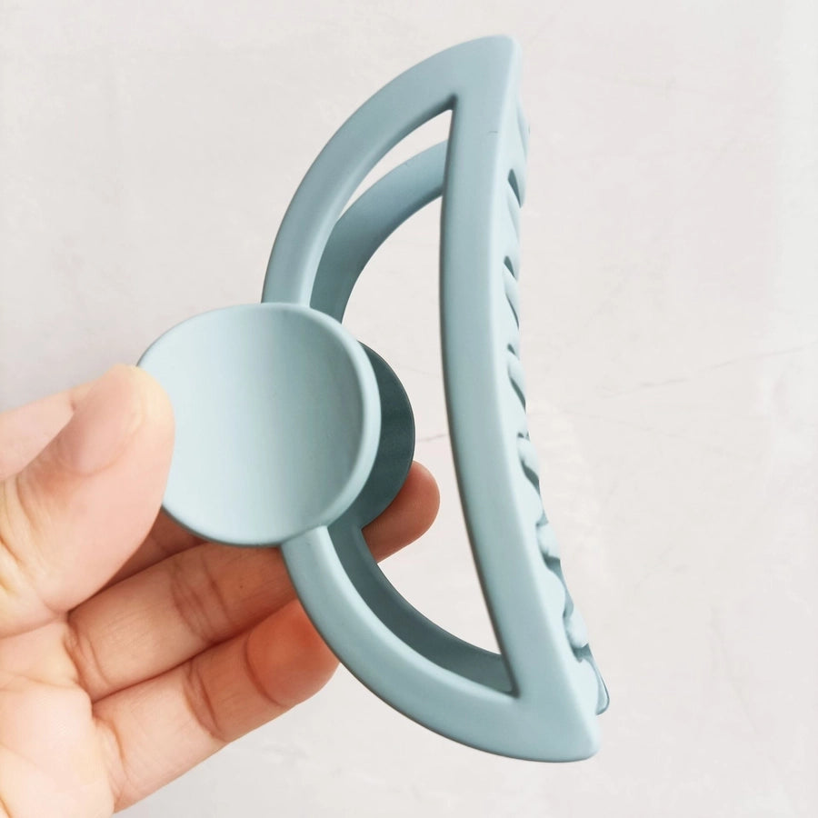 Milk Tea Color Grab Clip  Girl's Hair Grab Head Shark Clip Summer Hair Clip Hair Accessories