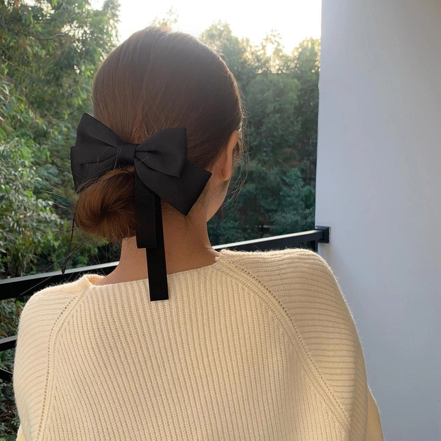 Women's Simple Style Classic Style Bow Knot Cloth Hair Clip