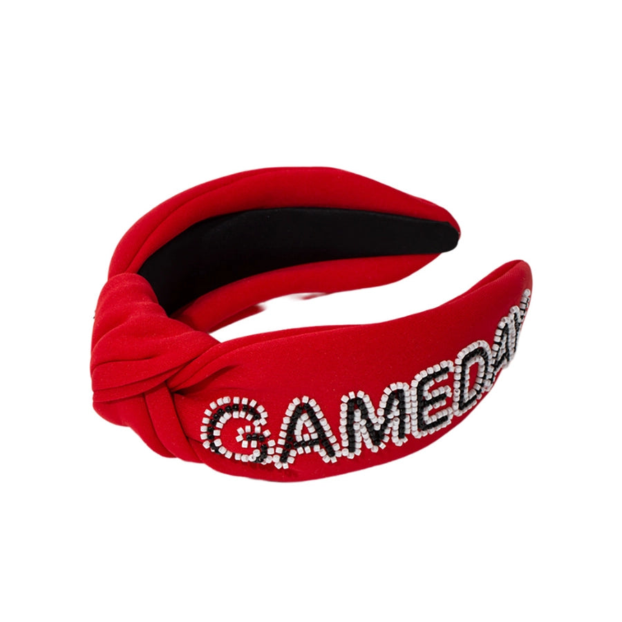Women's Hip-Hop Retro Funny Letter Cloth Hair Band