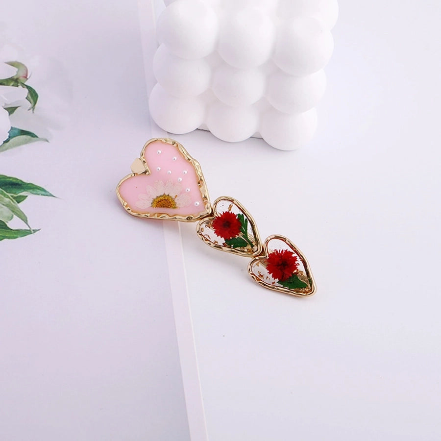 Women's Sweet Flower Alloy Hair Clip