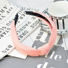 wide-brimmed fabric knit cross knotted headband nhof150088