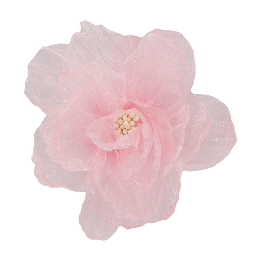 Women's Elegant Romantic Solid Color Gauze Patchwork Hair Clip