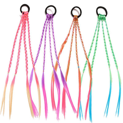 streetwear solid color rubber band hair tie