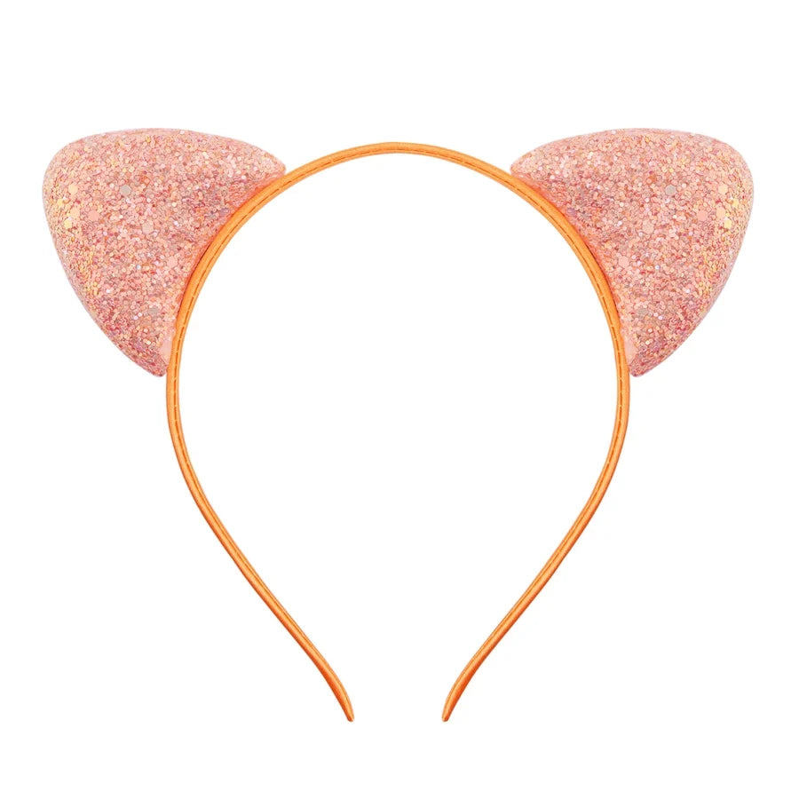 cute cat ears cloth sequins hair band 1 piece