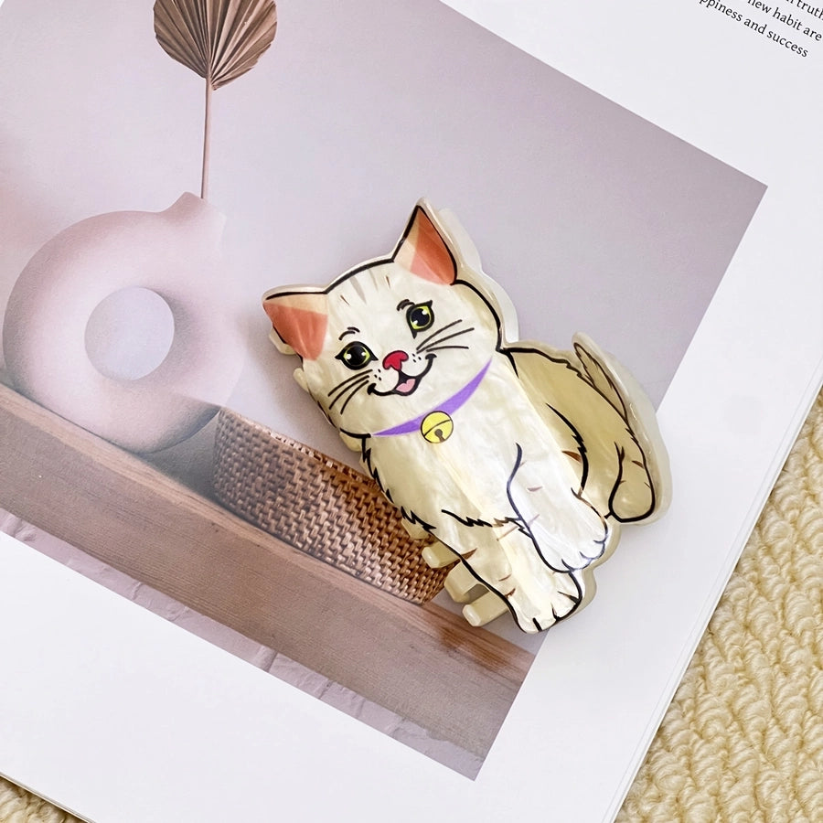 Women's Original Design Cute Lady Animal Acetic acid sheets Hair Claws