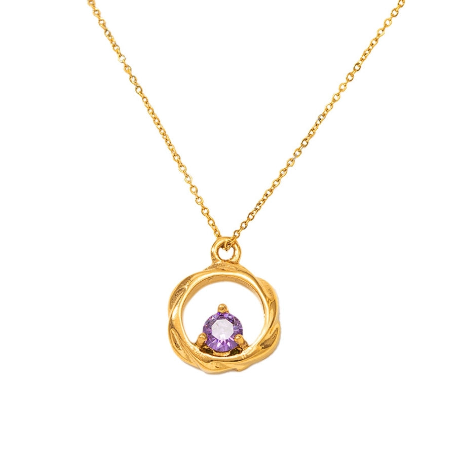 Jewelry IG Style Vintage Style Geometric 304 Stainless Steel Pendant Necklace