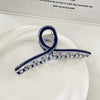 Casual Simple Style Heart Shape Bow Knot Arylic Alloy Hair Claws 1 Piece