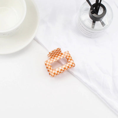 Women's Retro Color Block Acetic acid sheets Hair Claws