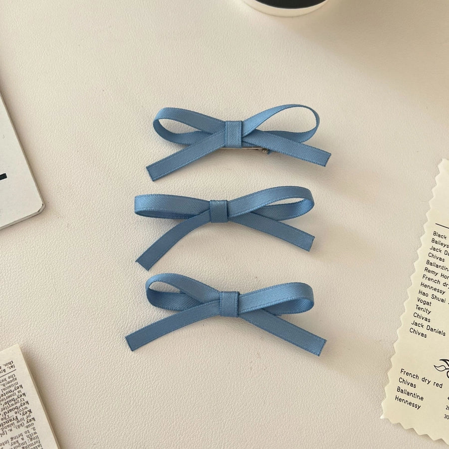Women's Simple Style Bow Knot Cloth Hair Clip