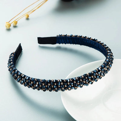 women's fashion crystal artificial crystal beaded artificial crystal hair band 1 piece