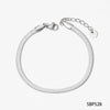 Casual Elegant Heart Shape 304 Stainless Steel 16K Gold Plated White Gold Plated Bracelets Bangle In Bulk