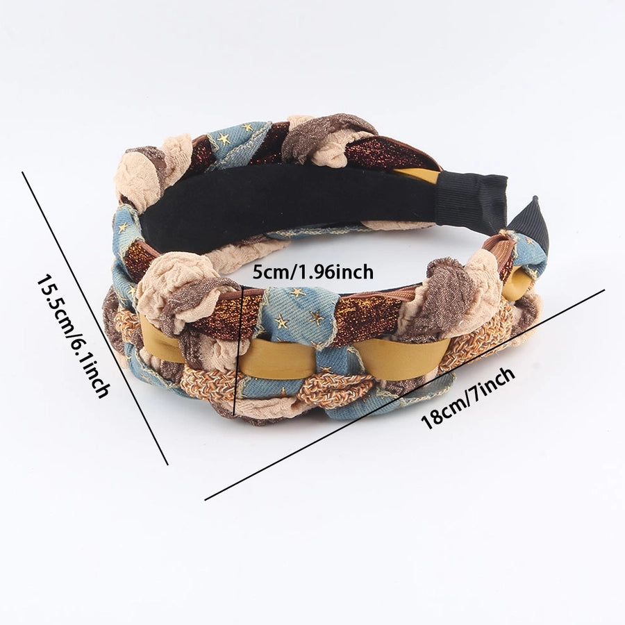 Women's Retro Simple Style Classic Style Color Block Fabric Hair Band