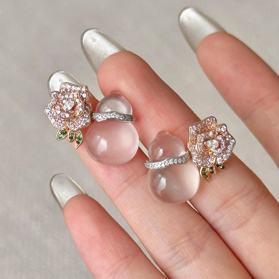 925 Sterling Silver Plating Flowers Plant Flowers