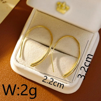 1 Piece Classic Style Geometric Copper 14K Gold Plated White Gold Plated Earrings