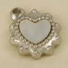 Jewelry Vintage Style Classic Style Heart Shape 304 Stainless Steel Shell Abalone Shell 18K Gold Plated Irregular Plating Pendant Necklace