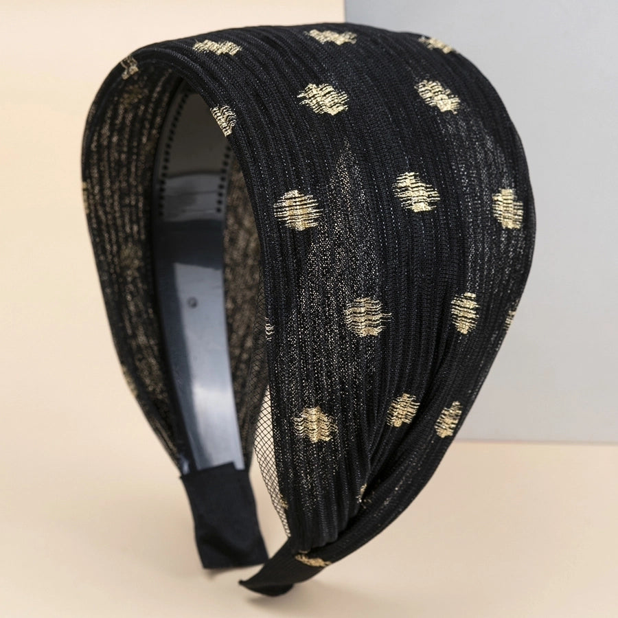 Women's Simple Style Color Block Linen Hair Band