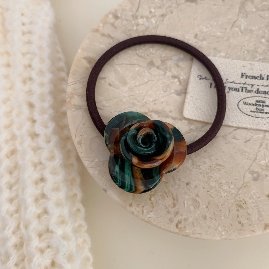 Women's Elegant Lady Simple Style Flower PS Acetic acid sheets Hair Tie Hair Claws