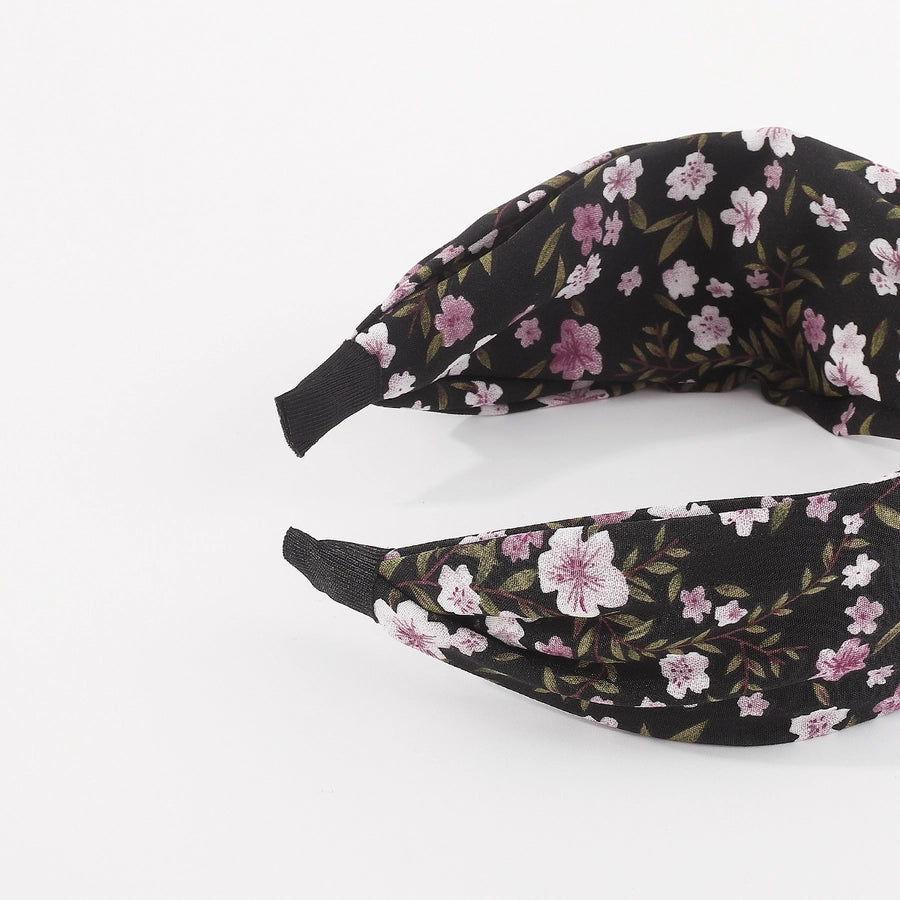 women's bohemian beach ditsy floral cloth printing hair band
