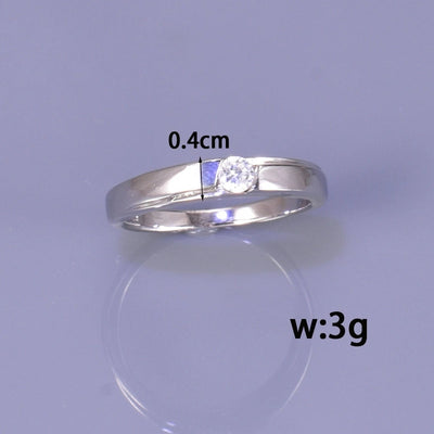 Jewelry Simple Style Classic Style Streetwear Solid Color 304 Stainless Steel Plating Stainless Steel Rings