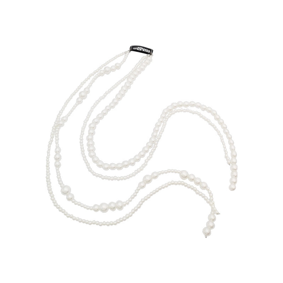 fashion solid color artificial pearl hair clip 1 piece