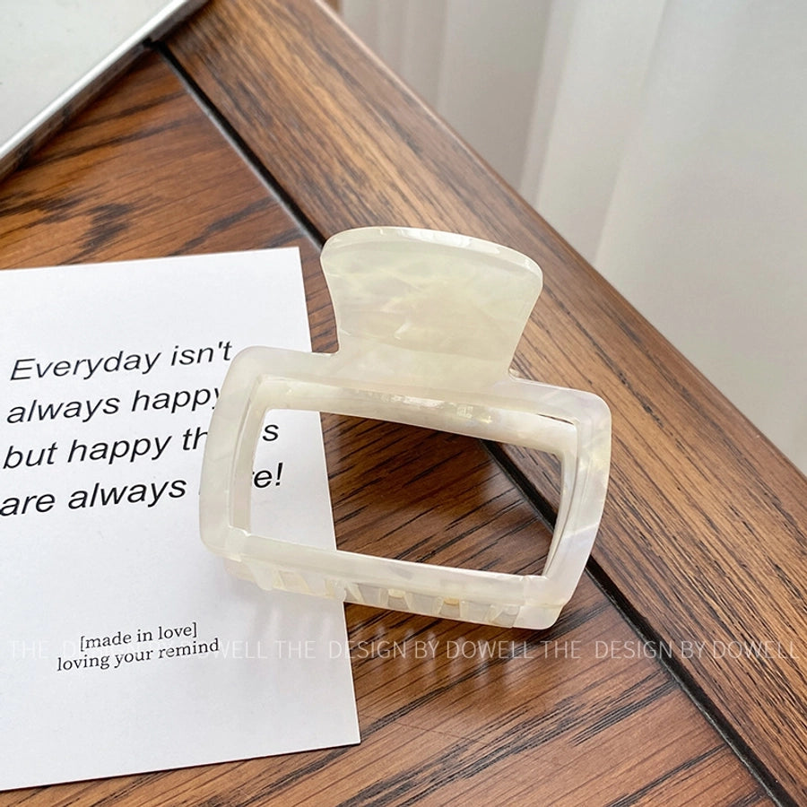 Women's Simple Style Geometric Acetic acid sheets Hair Claws