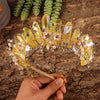 Women's Simple Style Classic Style Color Block Alloy Inlay Crystal Rhinestones Hair Band