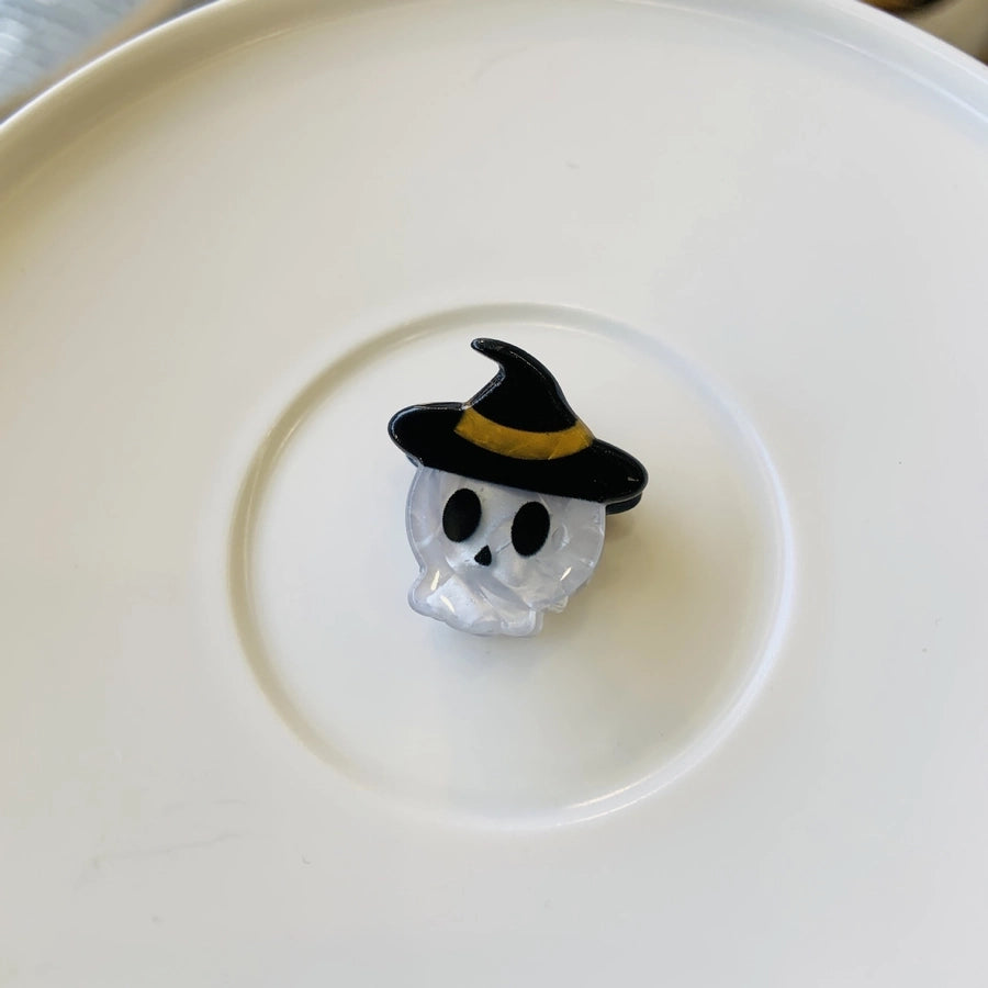 Halloween Cute Funny Women's Spider Web Bat Ghost Acetic acid sheets Hair Claws