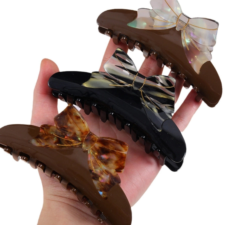 Women's Elegant Retro Bow Knot Acetic acid sheets Hair Claws