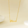 Jewelry Simple Style letter 201 Stainless Steel Necklace