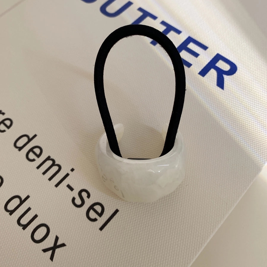 Women's Simple Style Solid Color Arylic Hair Tie