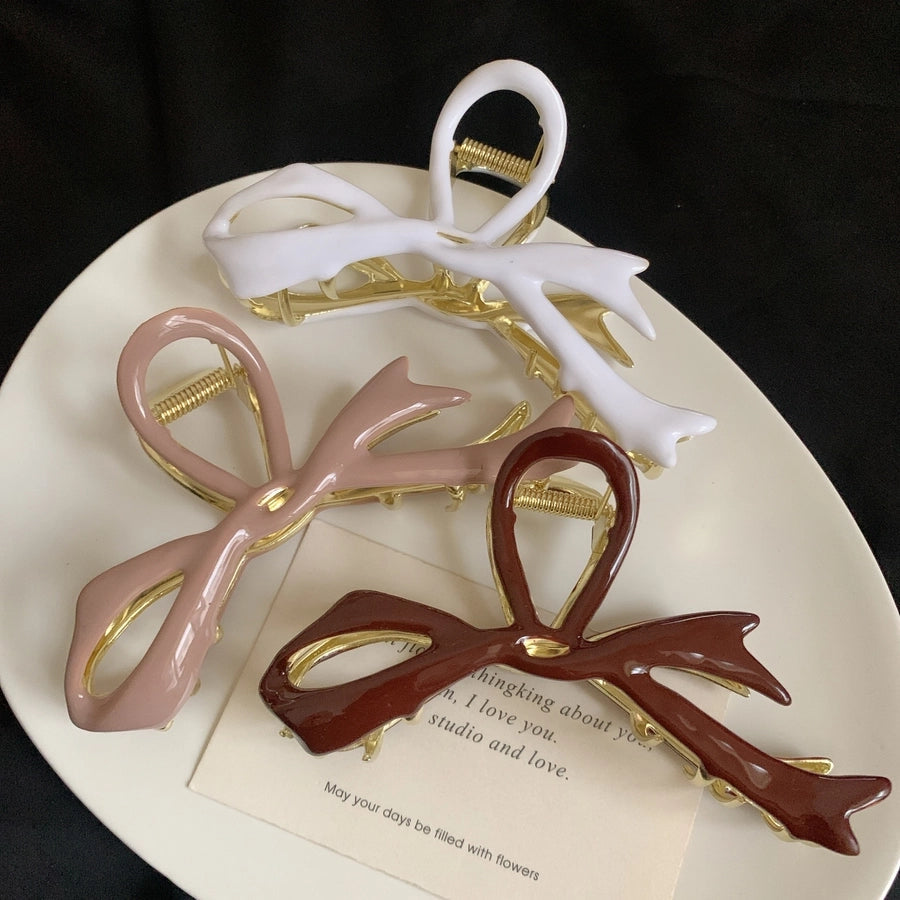 Women's French Style Korean Style Bow Knot Alloy Hair Claws