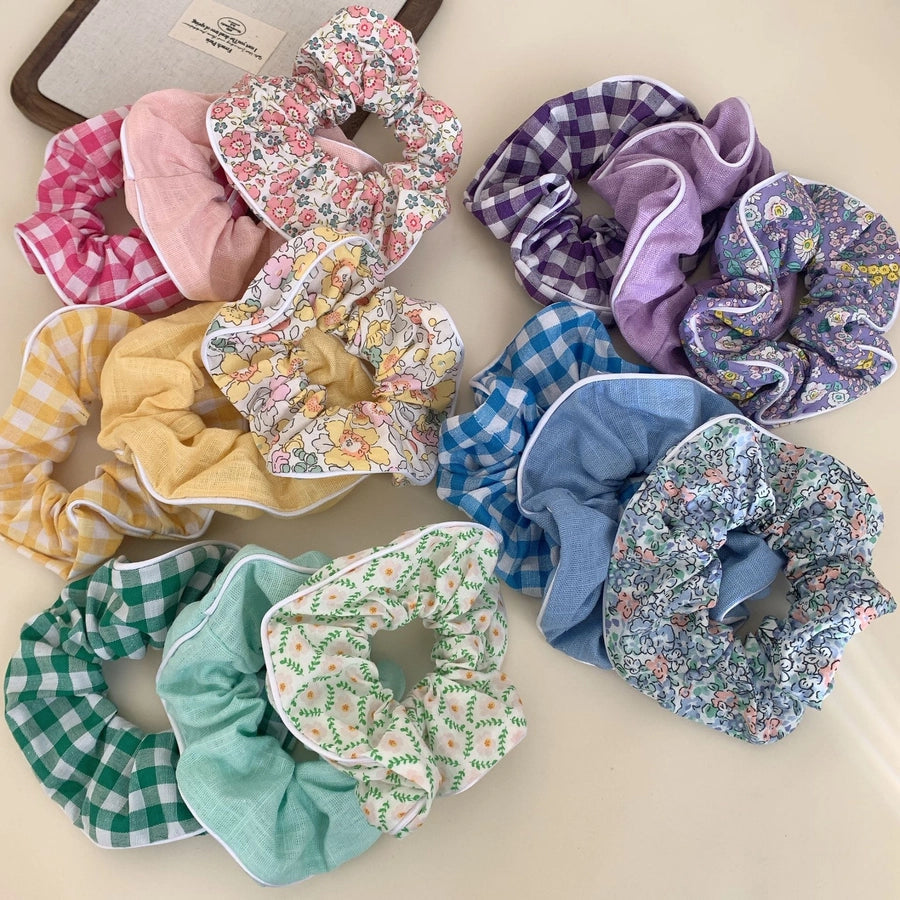 Women's Casual Simple Style Streetwear Floral Cloth Hair Tie