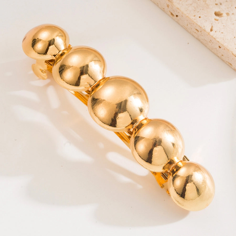 Women's Casual Simple Style Solid Color Alloy Plating Hair Band