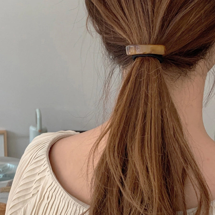 Women's Simple Style U Shape Nylon Resin Acetic acid sheets Hair Tie