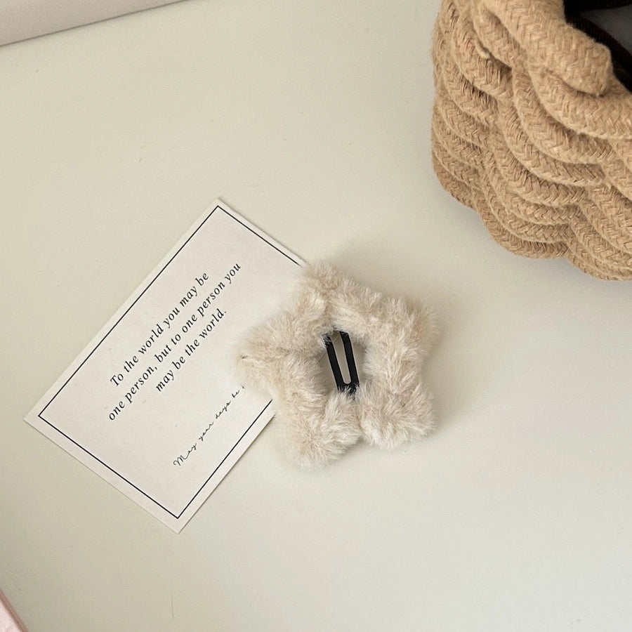 Women's Cute Star Cloth Star Hair Clip