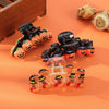 Halloween Women's Pumpkin Plastic Hair Claws