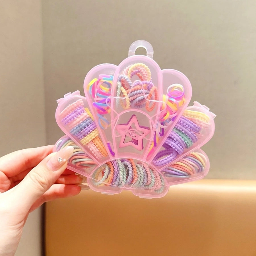 girl's cartoon style rabbit cartoon bow knot plastic hair clip hair tie