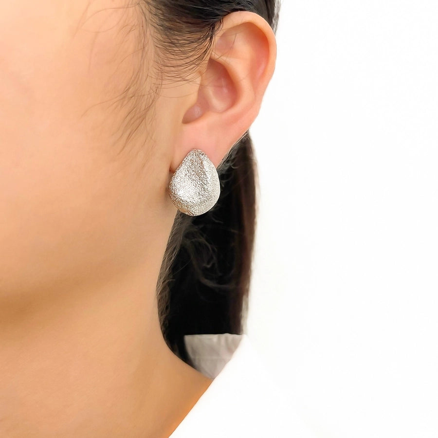 1 Pair Elegant Retro Commute Water Droplets Copper K Gold Plated Ear Studs