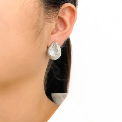 1 Pair Elegant Retro Commute Water Droplets Copper K Gold Plated Ear Studs