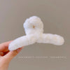 Casual Simple Style Heart Shape Bow Knot Arylic Alloy Hair Claws 1 Piece
