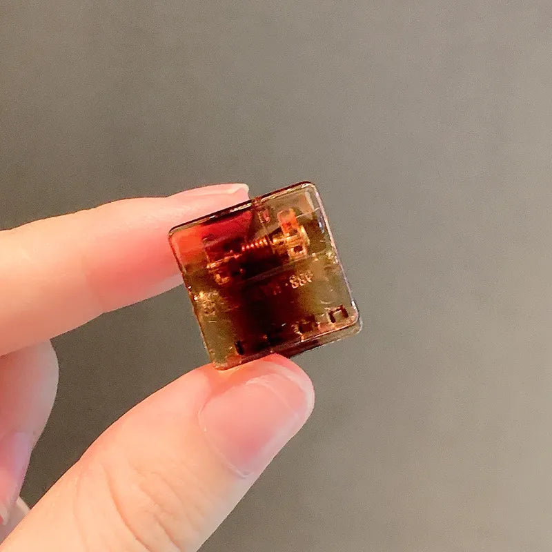 retro geometric transparent acrylic small catch clip wholesale nihaojewelry
