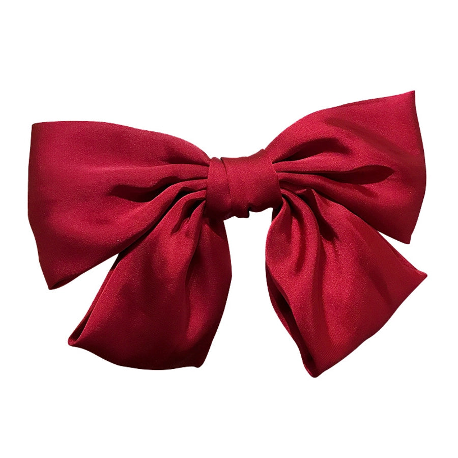 fashion bow knot cloth hair clip 1 piece
