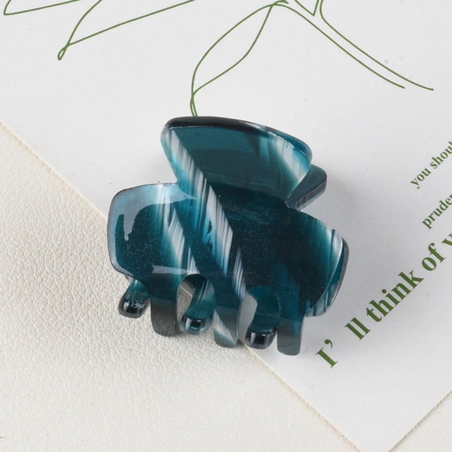 Women's Simple Style Marble Plastic Hair Claws