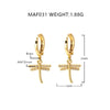 1 Pair IG Style Simple Style Dragonfly Inlay Copper Zircon Drop Earrings