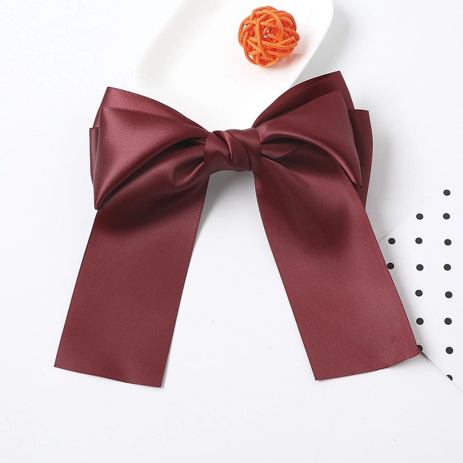 women's cute bow knot alloy cloth bowknot hair clip
