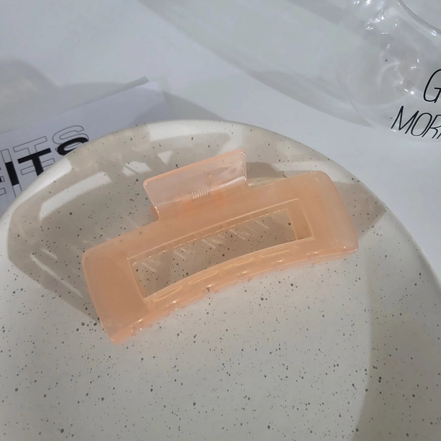 Korean-style Bright Face Non-scratch Disc Hair Clip Women's Large Frosted Elegant Shark Clip Back Head Hairpin Headwear Hair Clip