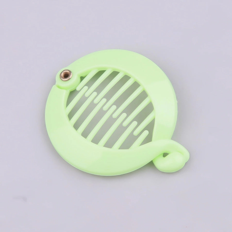 Factory direct  dedicated to simple solid color small round clip banana clip plastic fish clip