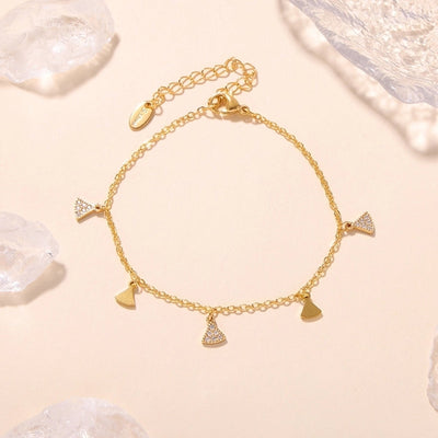 Jewelry Elegant Luxurious Vacation Geometric Titanium Steel 18K Gold Plated Jewelry Set